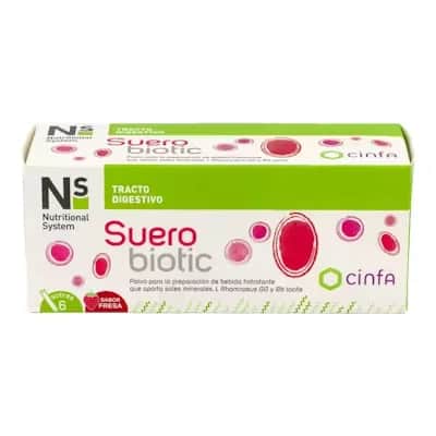 CINFA Florabiotic Sueropro+ 6 sobres 4,250g sabor fresa