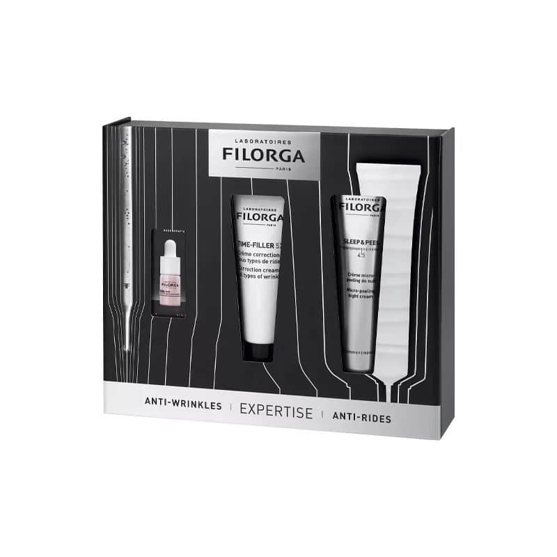 Filorga Cofre Sleep & Peel Con Crema Micropeeling, Time-filler 5xp Y Mini Shot